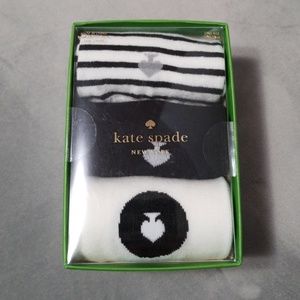 Kate spade 3 pack crew sock gift box